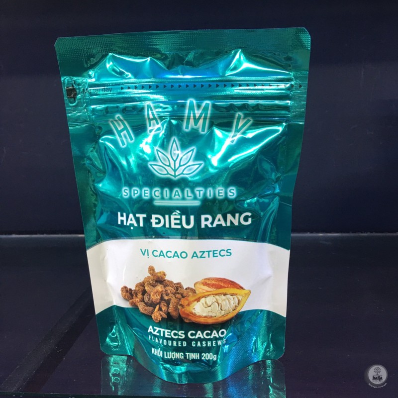 HẠT ĐIỀU RANG VỊ CACAO (200G)